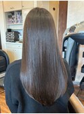 「ビフォーアフターあり」髪質改善/ストレートロング