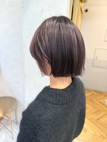 ロンドプランタン 恵比寿(Lond Printemps)&nbsp;ミディアムメルティカラー×ブリーチなしボブ韓国［恵比寿］
