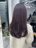 ビューナゴヤ 名駅(VIEW NAGOYA)&nbsp;レイヤーカット/ロングレイヤー/ラベンダーカラー/ブリーチ無し