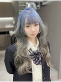 イメチェン/ホワイトブロンド/外ハネボブ/美髪/名古屋/名駅