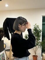 アオ ミナミアオヤマ(Ao. minami aoyama)&nbsp;似合わせボブ／ボブスタイル/きっぱなし/ボブ