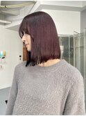 ピンクラベンダー × ボブ