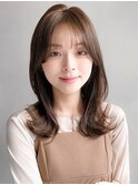 美髪うるツヤ前髪愛されくびれヘアモテ髪斜めバングうる艶髪