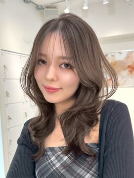 オニキス(ONYX) T113韓国ヘアーレイヤーカット透明感くびれヘアダブルカラー