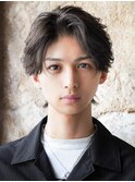 マッシュ短髪ツーブロックモテる束感モテ髪イケメン黒髪ビジネス