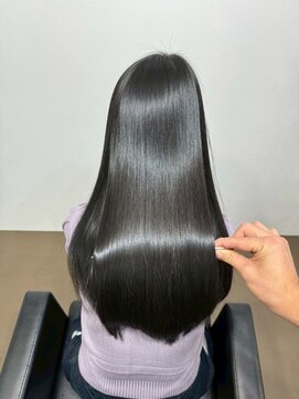 イオエ 西梅田(ioe) ブリーチなしカラー/髪質改善/ミルクティーベージュ/小顔へア