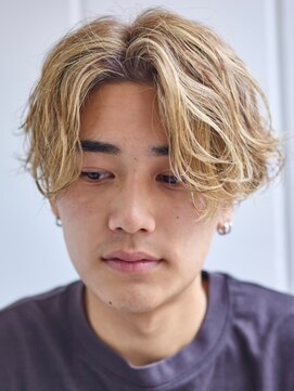 ロルカ 池袋店(Rolka) 【波巻きスパイラル】マッシュ/メンズパーマ/メンズカット/池袋