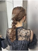 long  hair arrange