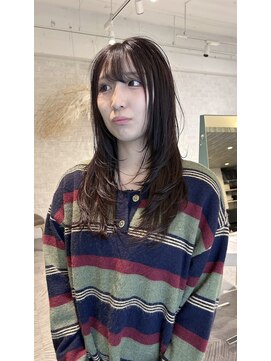 レイヤーハッシュカット