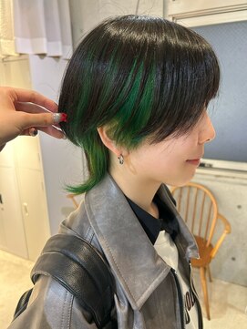 サンド 池袋(sand) 推しカラー/インナーカラー/ダブルカラー/池袋駅/ボブ