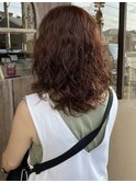 スパイラルパーマ/ソバージュ/ニュアンスカラー/20代/30代/40代