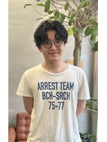 メンズ ニール 名古屋 伏見 丸の内(men's NEELU)&nbsp;無造作センターパート！