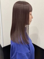 ラグナ(LAGUNA)&nbsp;髪質改善/ショコラグレージュ/ロブ/ミディアムロング