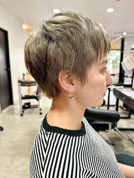 ヴィスト バイ レボ(VIST by REVO) イメチェン/ピンクベージュ/アンブレラカラー/前髪/新松戸