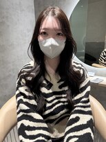 アース コアフュールボーテ 柏崎店(EARTH coiffure beaute) 韓国風レイヤーカット×艶ブラウン