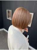 ミルクティーベージュ/ボブ