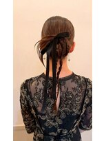 ヘアアレンジメント ボガスティーズ 溝の口店(Hair arrangement Vogusty's)&nbsp;タイトアレンジ/リボンアレンジ/編みおろし/花火ヘア