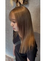 パーミル ヘア クマモト(permille ‰ hair Kumamoto)&nbsp;ベージュ×うる艶