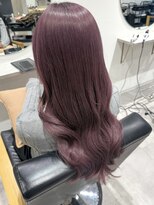 ラミエバイメルト 下北沢(lamie by melt)&nbsp;花田/レイヤーダークパープルピンクラベンダー下北沢ブリーチ