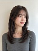 似合わせカット◎髪質改善カラーロングヘア透明感艶髪/秋カラー