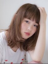 【aRietta】イノセントベージュ★透明感/抜け感セミディ/銀座