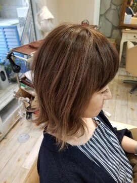 アナザースカイ (another sky) 白髪染め×バレイヤージュ