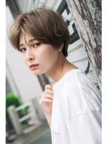 デュノヘアー 神戸三宮店(DUNO hair) 【DUNO三ノ宮】ハイトーン×ブラウンミルクティーベージュ 