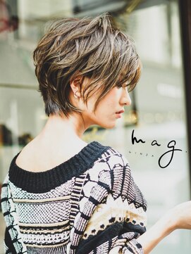 アヴァロン(AVALON) 【mag ginza】ミセスエレガントショート×ハイライト