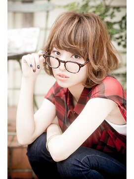 サングース(Sungoose) sungoose tokyoココアブラウン大人かわいいフリンジウェーブ