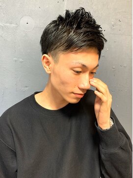 ロバーツ 立川(ROBERTS) メンズツーブロックショート<理容室><立川/メンズ/バーバー>