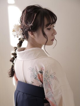 リスタバイネオリーブ 浅草(Re:sta by neolive) 卒業式　袴　ヘアセット　水引きアレンジ　Re:sta by neolive