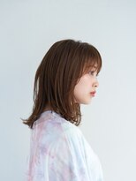 ジュール 池袋(Joule)&nbsp;顔型別ヘアスタイル特集/マロンベージュ/Aラインボブ/池袋