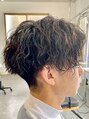 フゥ 宇都宮(FeU) センターパートで作るツイスパ[宇都宮/メンズカット/岡本/眉毛]