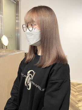 ラニヘアサロン(lani hair salon) ミルクティーベージュ（ブリーチ2回）