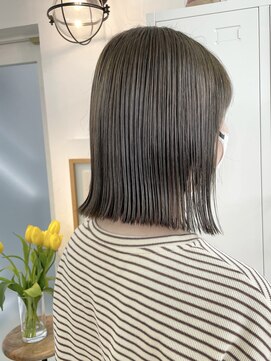 イコ 表参道原宿(ico) ブリーチなし オリーブグレージュ