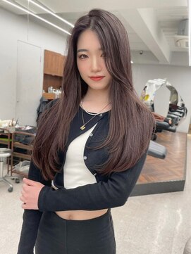 ノイズ キョウト(NOISM Kyoto) 軽やかに揺れる髪が魅力的なロングの韓国風レイヤーカット