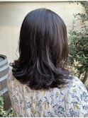デジタルパーマ/ミディアムレイヤー/巻き髪風/20代30代