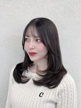 グーフィートーキョー 銀座(Goofy Tokyo) ☆シークレットハイライト/中国グレージュ/韓国レイヤーカット☆