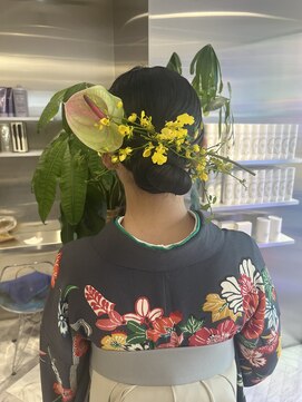 ゼスト 八王子店(ZEST) 生花ヘアセット