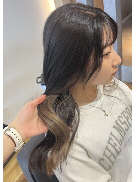 アフィネ ヘアライフデザイン(Affiner HAIR LIFE DESIGN) ワンブリーチで人気のベージュカラー☆