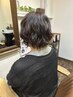 パーマ（ダメージレス）＋カット　￥13,750
