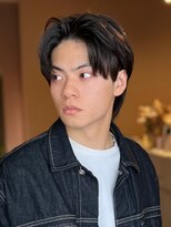 ガーデンヨコハマエスト(GARDEN YOKOHAMA est)&nbsp;センターパート　ポイント　ニュアンスパーマ　ショート