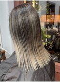 バレイヤージュ ハイトーン ベージュ