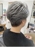 似合わせショート×ダブルカラー