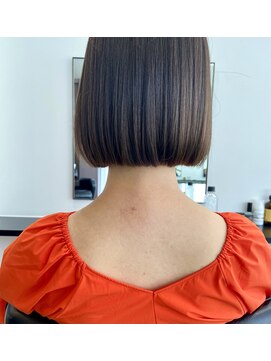 パープル(PURPLE) ミニボブ/ボブ/イルミナカラー/ショートヘア