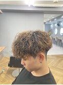 無造作波巻きマッシュ