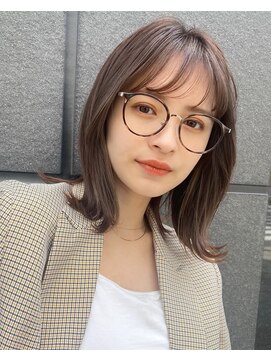 ガーデン 銀座(GARDEN) イメチェン ホワイトブロンド 外ハネボブ 美髪 ワイドバング