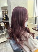 イメチェンチェリーブラウンフェミニンモードダークアッシュ