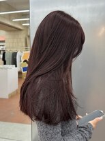 パークレーン アイス イヴェン(park lane ICI yeven)&nbsp;ブリーチなしダブルカラーボルドーワインレッドレイヤー春カラー