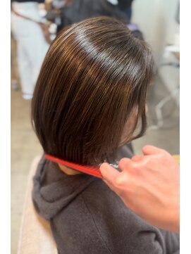 ベルダ 高槻(BELDAD) 髪質改善トリートメントブリーチなしダブルカラー